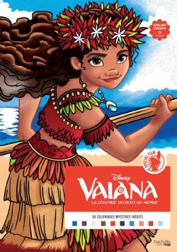 COLORIAGES MYSTÈRES DISNEY - VAIANA (MOANA) (LIVRE DE COLORIAGE PAR NUMÉROS)